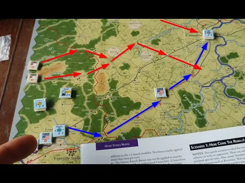 Hood Strikes North - Scenario 1: Here Come the Rebels! - First time playing GCACW