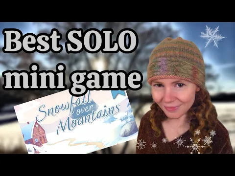 Snowfall Over Mountains SOLO Game Review and Overview