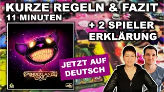 Wonderlands War Regeln Mirakulus Regelerklärung + Fazit Review Brettspiel Brettspielgarde