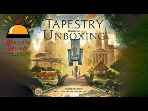Unboxing TAPESTRY A Civilization Building Game from Stonemaier Games with Amazing Production Quality