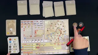 Joan of Arc: Orleans Draw and Write Solo Playthrough | DaniCha