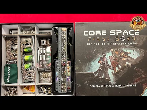 Core Space - First Born - odpakowanie gry planszowej ;)