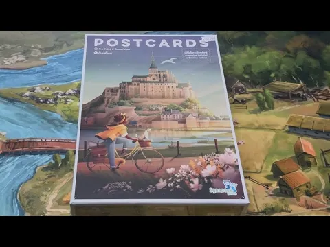 “Postcards” Board Game Unboxing (Retail Edition