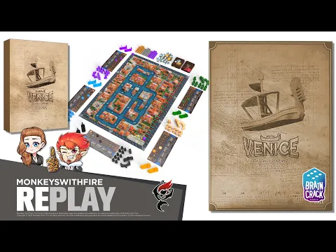 VENICE DA VINCI'S WORKSHOP || BRAIN CRACK GAMES || BOARD GAME LIVE PLAY