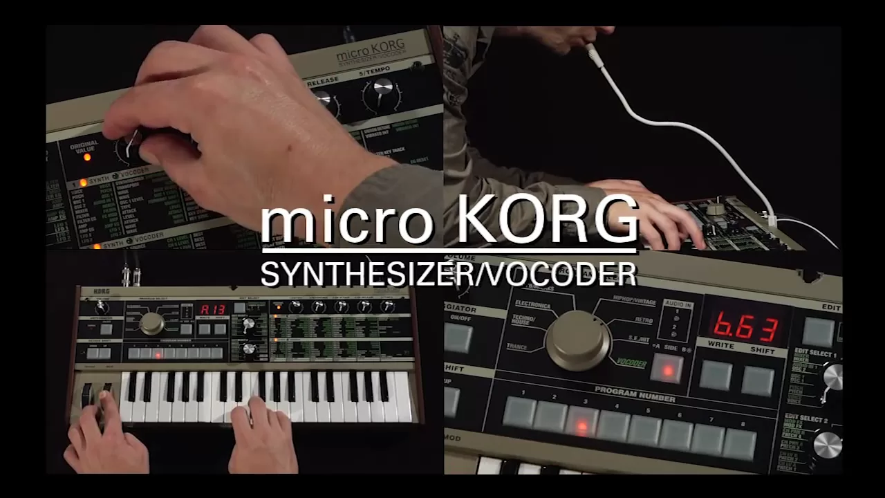 Product video thumbnail for Korg MicroKorg 37-Key Modeling Synth &amp; Vocoder