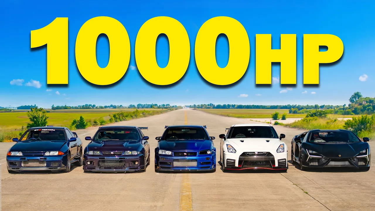 Ultimate GT-R DRAG RACE - THE MOVIE!