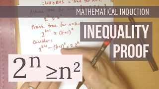 Induction Inequality Proof Example 5: 2^n ≥ n² Induction Inequality Proof Example 5: 2^n ≥ n²