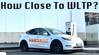 Tesla Model Y Long Range (LG 75kWh NMC) | Motorway Range Test