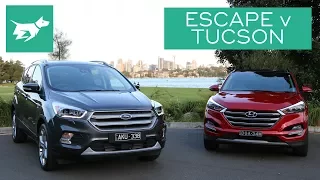 2017 Ford Escape vs 2017 Hyundai Tucson Comparison Review