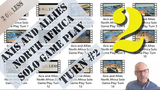 Axis and Allies North Africa Solo Game Play: Part 2