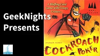Cockroach Poker - GeekNights Presents