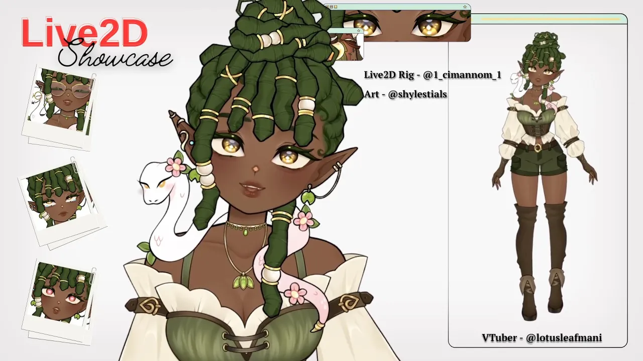 Live2D Model Rigging - FULL BODY by 1_cimannom_1 (@1_cimannom_1) | VGen