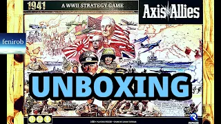 Axis & Allies: 1941 Board Game | Unboxing (No Talking)