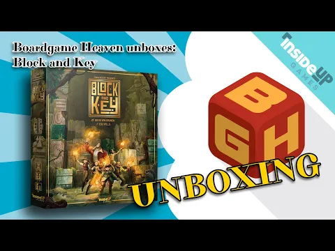 Boardgame Heaven Unboxing 172: Block and Key (Inside Up Games)