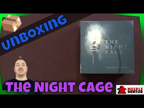 Unboxing The Night Cage horror co-op board game