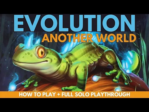 Evolution: Another World Board Game | Sponsored Tutorial and Solo Playthrough