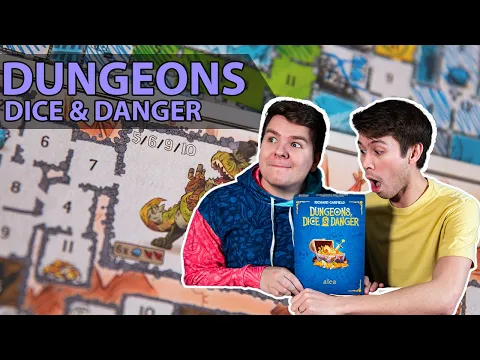 Dungeons Dice & Danger | Gems, Gold, and Monsters! | Board Game Overview and Review (Episode #54)