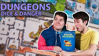 Dungeons Dice & Danger | Gems, Gold, and Monsters! | Board Game Overview and Review (Episode #54)