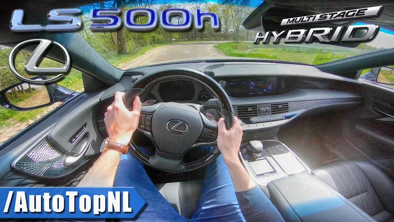 2018 Lexus LS 500h PRESIDENT 3.5 V6 AWD POV Test Drive by AutoTopNL