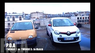Nouvelle Renault Twingo 3 2014 : le match avec la Twingo 1 (2/2)