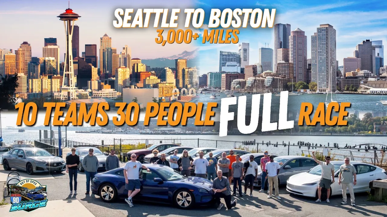 2 Years Ago We Ran A Huge EV Race Across The Country: I-90 Surge Master Cut