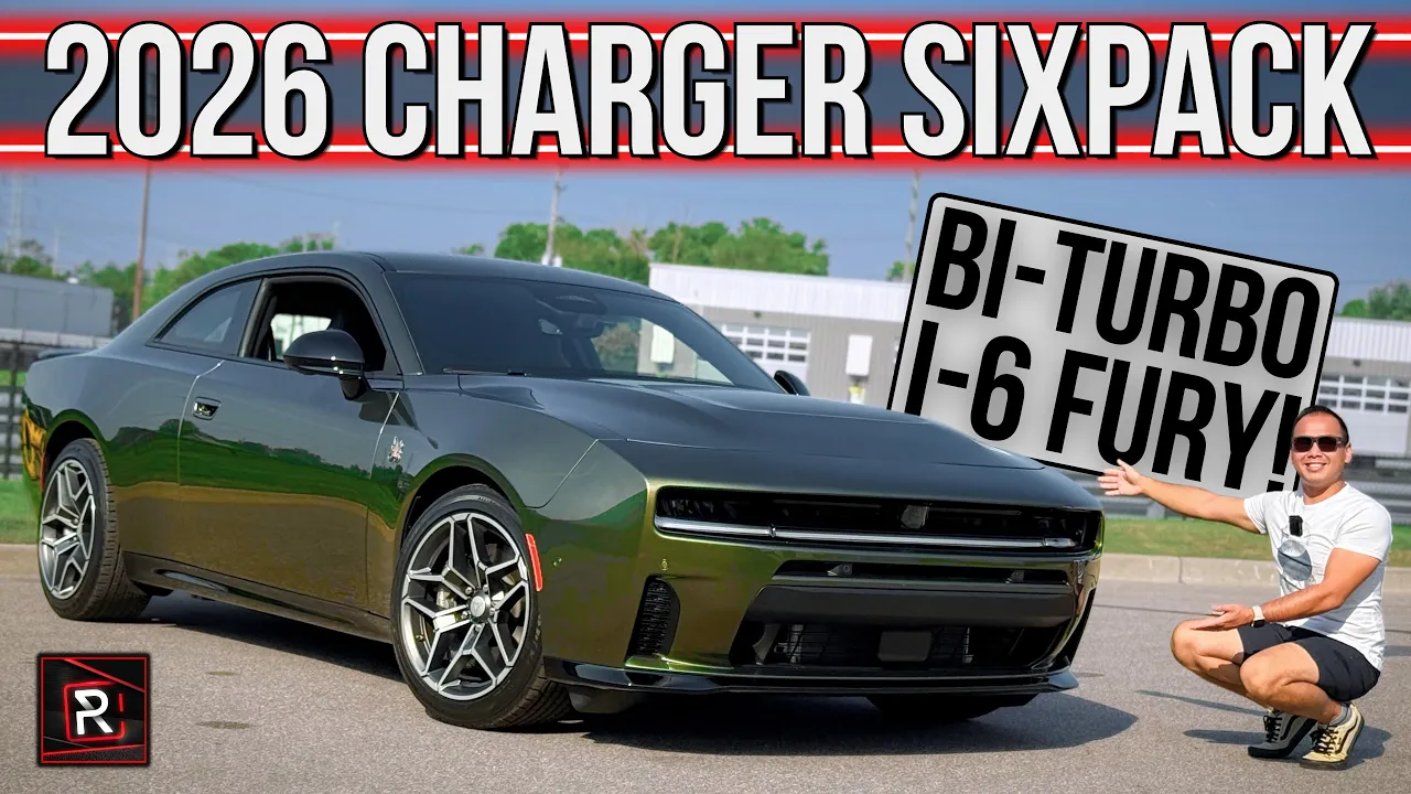 The 2026 Dodge Charger SIXPACK Scat Pack Is A Proper Muscle Car With Twin-Turbo I-6 Fury