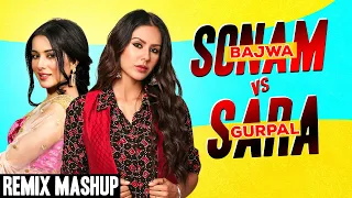 Sonam Bajwa vs Sara Gurpal | Remix Mashup | Latest Punjabi Songs 2020 |  Speed Records