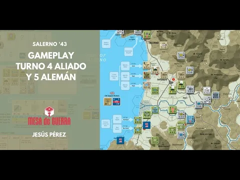 Salerno '43 - Gameplay - Turno 4 Aliado y 5 Alemán