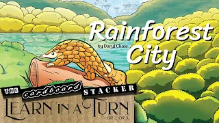 How to Play Rainforest City (Origame) - Learn in a Turn - The Cardboard Stacker