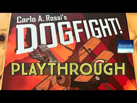 Dogfight! Board Game | Playthrough | Yellow vs Green (Base - Game 1)