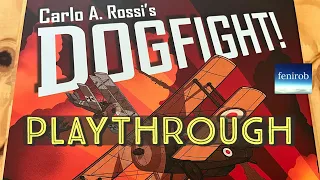 Dogfight! Board Game | Playthrough | Yellow vs Green (Base - Game 1)