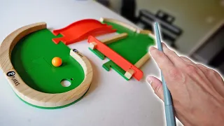 CRAZIEST GAME OF POOL MINI GOLF! (Round 3)