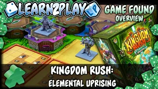 Learn To Play Presents: A Gamefound Overview For Kingdom Rush Elemental Uprising