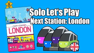 Solo Let's Play 🎲 Next Station: London | Auf den Tisch!