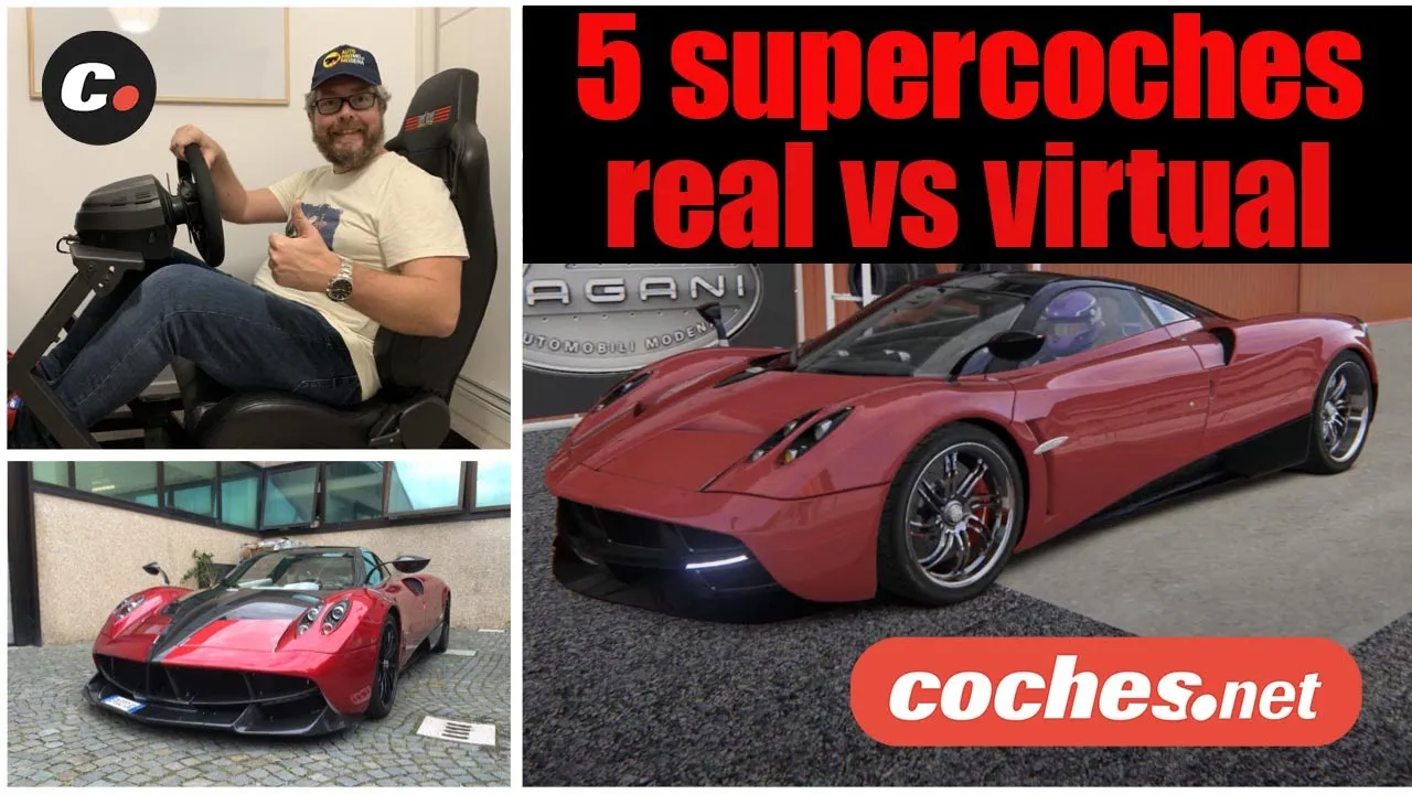 5 supercoches reales vs virtuales Comparativa / Test / Review en español | coches.net