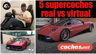 5 supercoches reales vs virtuales Comparativa / Test / Review en español | coches.net
