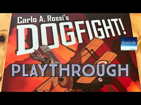 Dogfight! Board Game | Playthrough (Red vs. Blue)