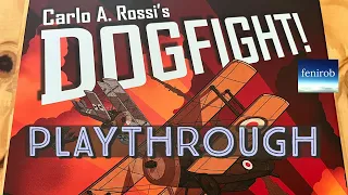 Dogfight! Board Game | Playthrough (Red vs. Blue)