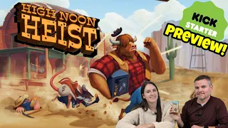 High Noon Heist - Coming To #Kickstarter | 2 Player Western Themed Card Dueling Game!