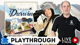 In the Footsteps of Darwin - Live Playthrough Board Game and Giveaway.