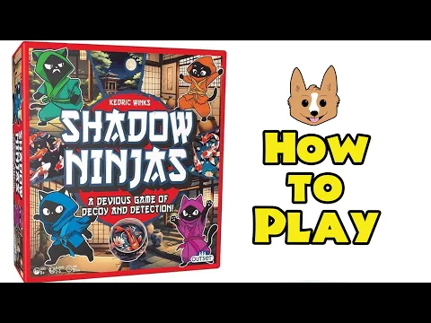 Shadow Ninjas Board Game Playthrough - The Game Flames