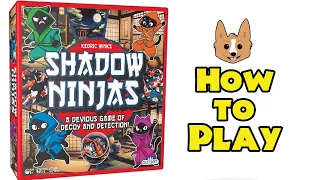 Shadow Ninjas Board Game Playthrough - The Game Flames