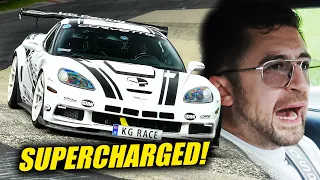 SUPERCHARGED Corvette C6 Z06! vs Rental Car // Nürburgring