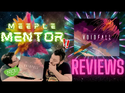 Develop. Innovate. Conquest. IN SPACE. Voidfall Board Game Review Meeple Mentor