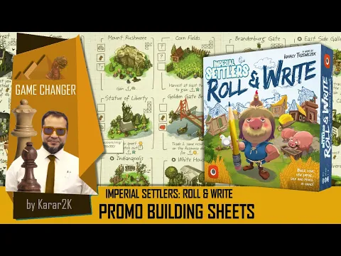 Imperial Settlers Roll & Write: Promo Sheets - Game Changer