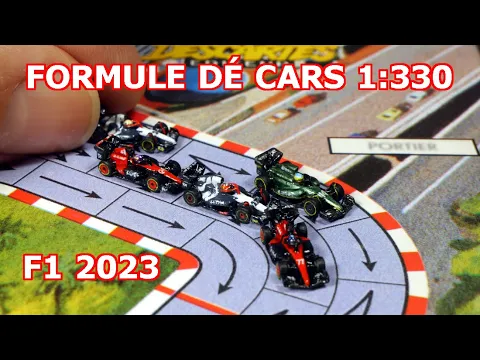 F1 2023 season cars for Formula D - resin scale models for HEAT and Formule Dé