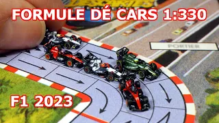 F1 2023 season cars for Formula D - resin scale models for HEAT and Formule Dé