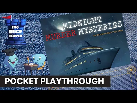 Midnight Murder Mysteries Board Game 2nd Edition - Pocket Playthrough. With Stella & Tarrant