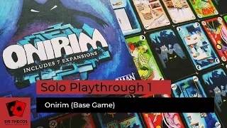 Solo Playthrough 1 | Onirim (Base Game)