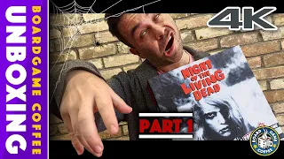 Night of Living Dead Zombicide Game 4k Unboxing
